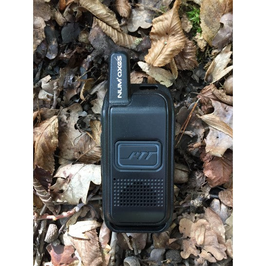 Numaxes TLK1038 walkie talkie, crna