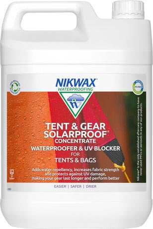 Nikwax Tent & Gear Solar Proof Concentrate impregnacijski pripravak za šatore i outdoor opremu koncentriran, 5l