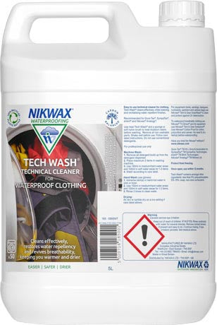 Nikwax Tech Wash sredstvo za pranje za outdoor odjeću i sintetičke vreće za spavanje, 5l