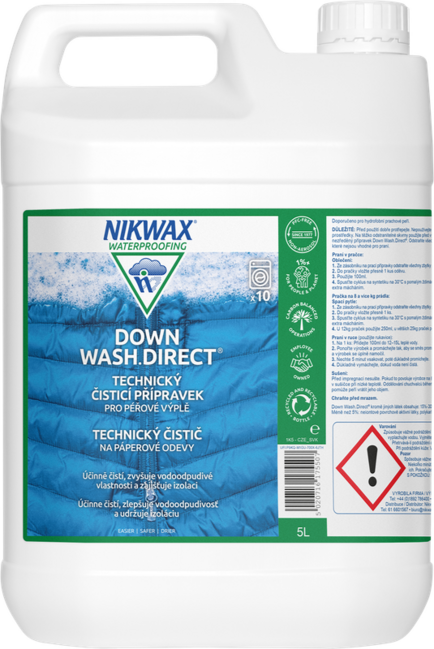 Nikwax Down Wash.Direct sredstvo za pranje za vodootporno i obično perje, 5l