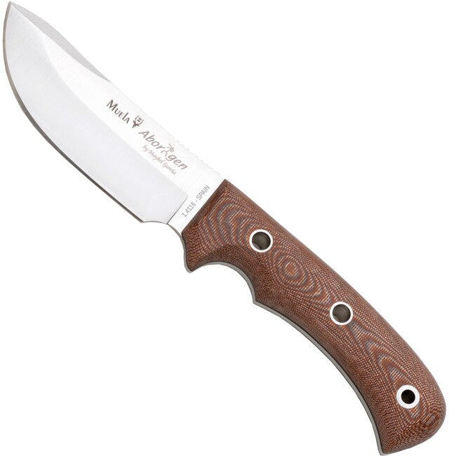 MUELA Aborigen-12C nož s fiksnom oštricom 12 cm, kožna