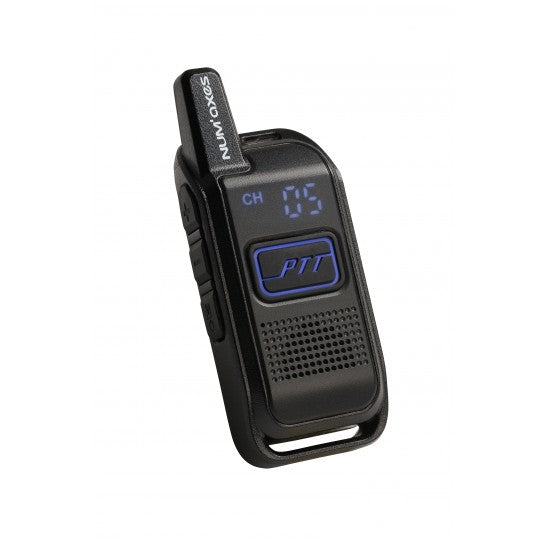 Numaxes TLK1038 walkie talkie, crna