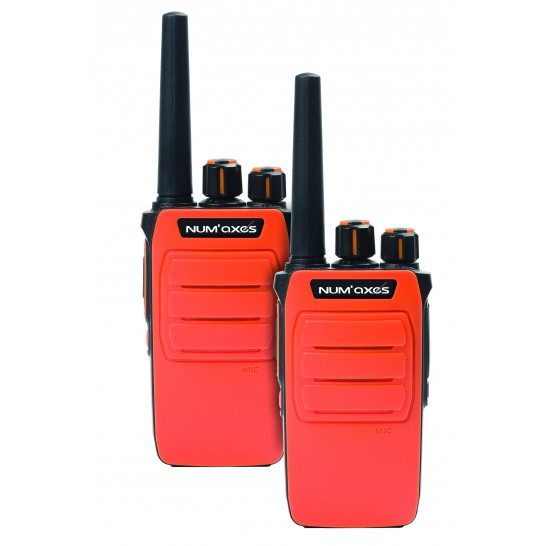 NUM´AXES TLK1054 Walkie Talkie radiostanica model, crvena