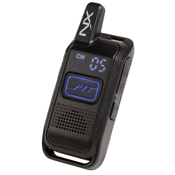Numaxes TLK1038 walkie talkie, čierna