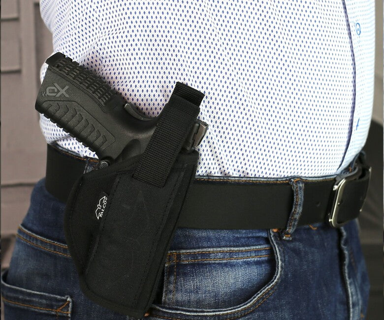 Falco Larson OWB pojasna futrola za oružje s kopčom Sig Sauer P226, crna, desna