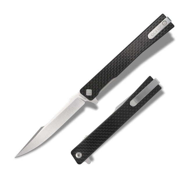 OCASO Solstice sklopivi nož Carbon Fiber + Satin / Harpoon