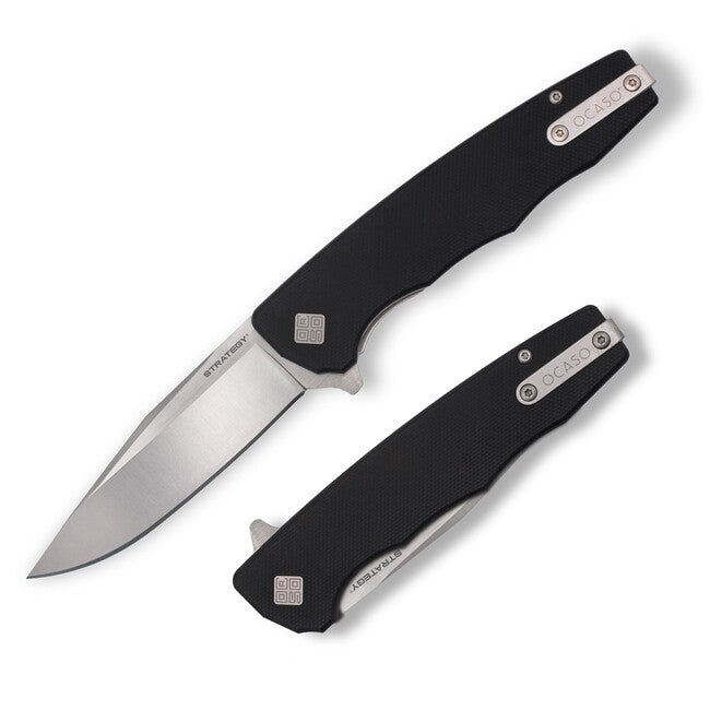 OCASO Strategy sklopivi nož Black G-10
