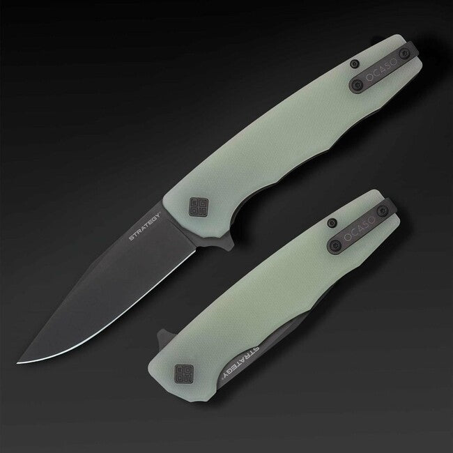 OCASO Strategy sklopivi nož Jade G-10 & Black PVD