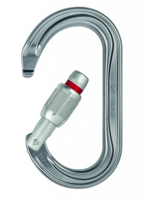 Petzl OK karabiner ovalan s automatskom zaštitom Ball Lock