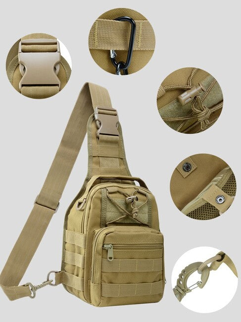 WARAGOD Soldat assault crossbody torba, CCE tarn
