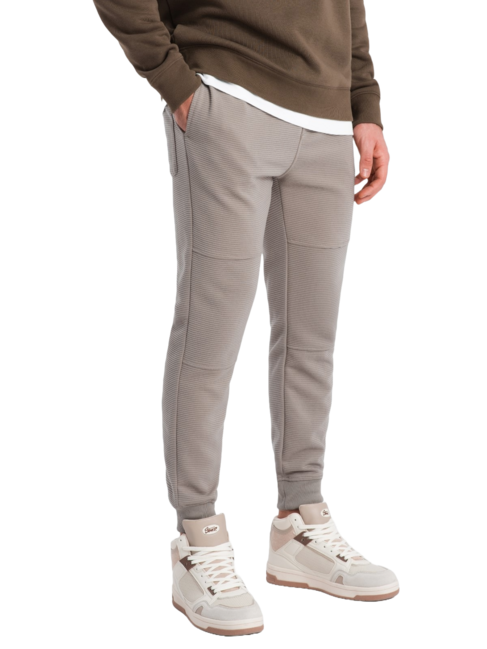 Ombre V4 muške jogger trenirke, sive
