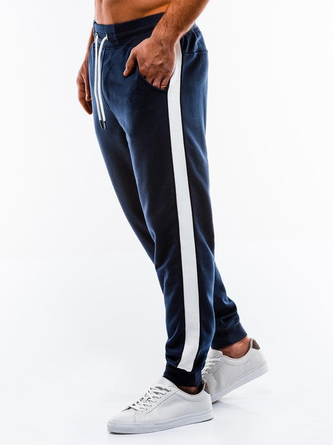 Ombre P865 muške trenirke, navy plave