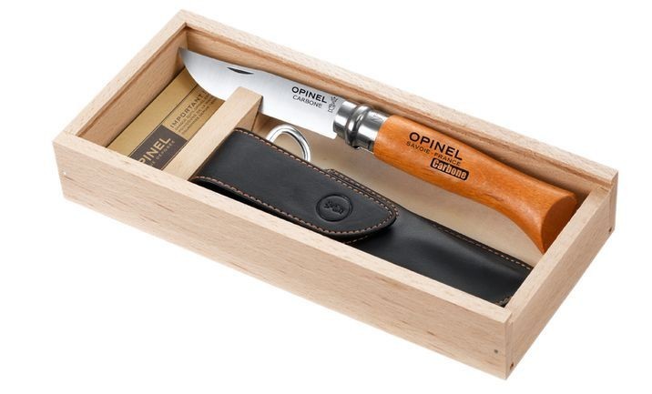 OPINEL N08 nož carbon, 19 cm, s futrolom