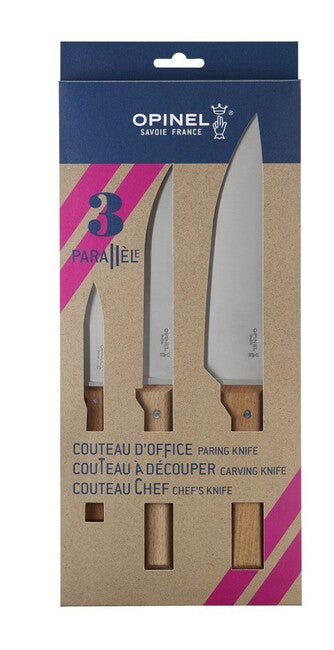 OPINEL Classic Trio Paralléle set kuhinjskih noževa, 3 kom