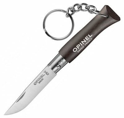 Opinel N°04 sklopivi nož na ključeve, crni