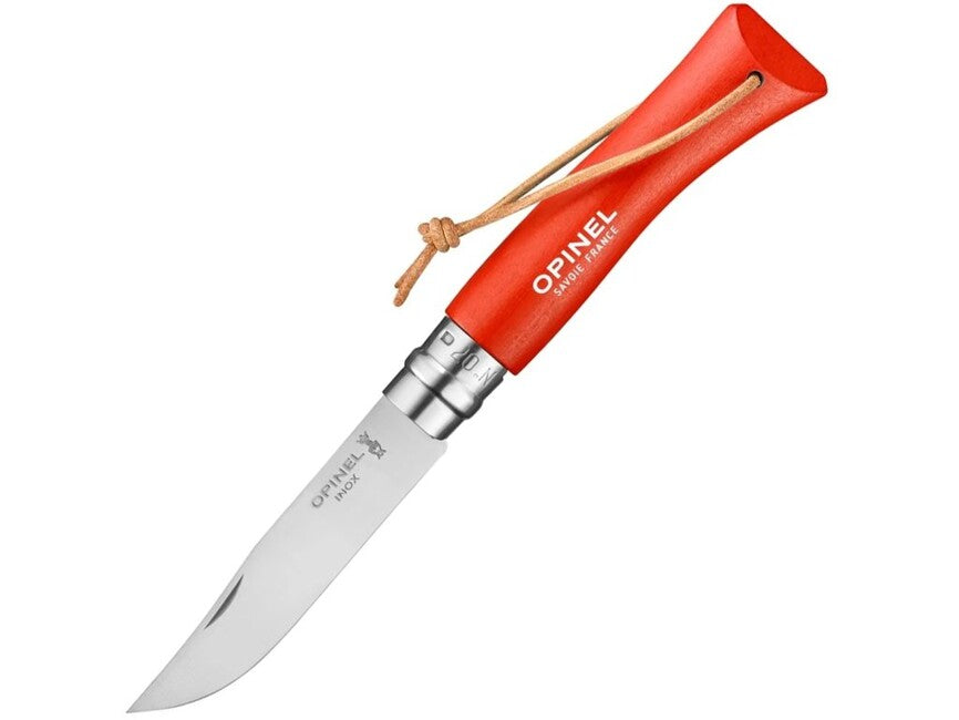 Opinel VRI N°07 Inox sklopivi nož Trekking, narančasti