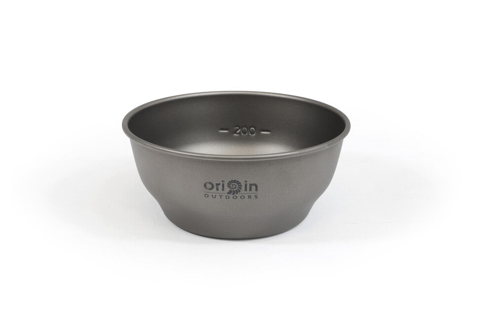Origin Outdoors Bowl titanijska putna zdjela s indikatorom sadržaja, 400 ml