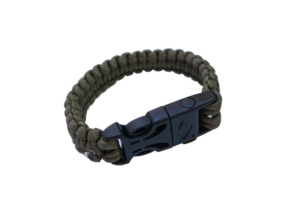 Origin Outdoors Paracord Bracelet narukvica za preživljavanje sa signalnom pištaljkom i kresivom