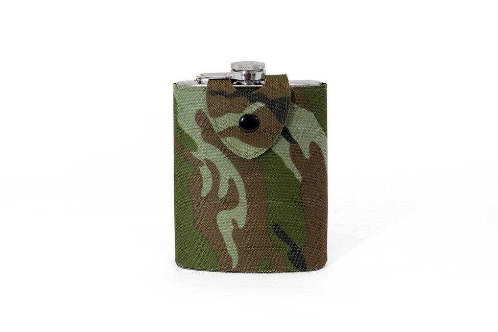 Origin Outdoors Classic pljoska s torbicom za remen 227 ml, kamuflažna
