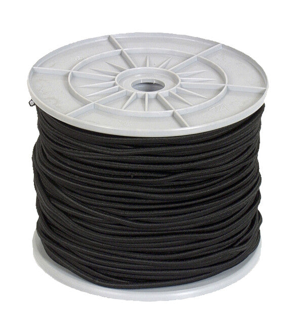 Origin Outdoors gumena uzica 4 mm, 100 m, crna