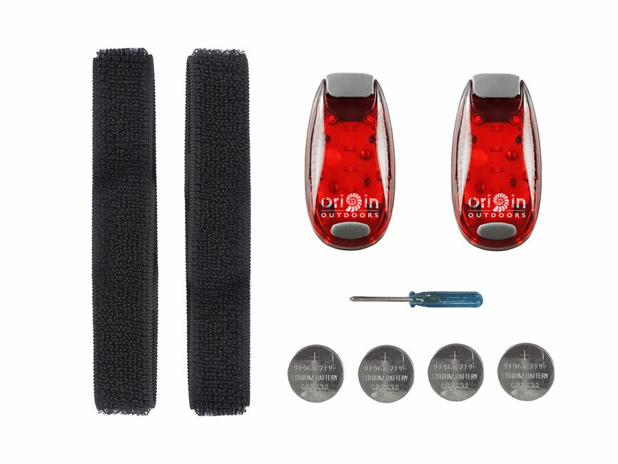 Origin Outdoors LED Clip Light, crvena, 2 kom