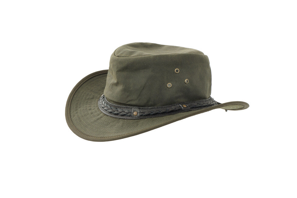 Origin Outdoors Ranger Oilskin šešir, maslinasto zelen