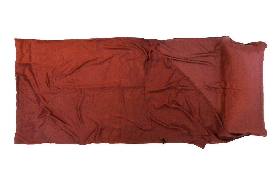 Origin Outdoors Silk pravokutni uložak za vreću za spavanje, bordo