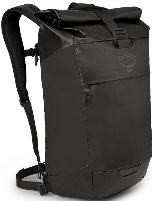 OSPREY TRANSPORTER ROLL TOP gradski ruksak, crni