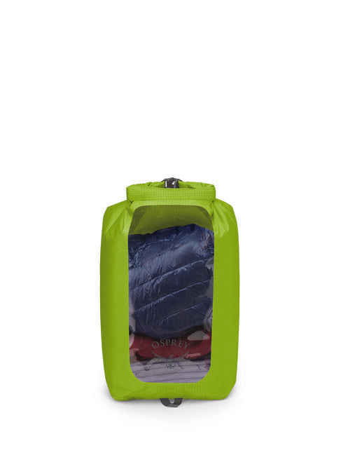 OSPREY DRY SACK 20 W/WINDOW nepropusna vreća, limon green