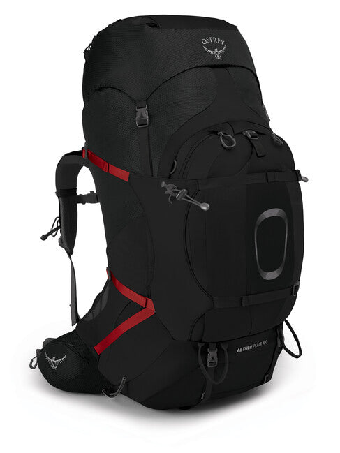OSPREY AETHER PLUS 100 turistički ruksak, crni