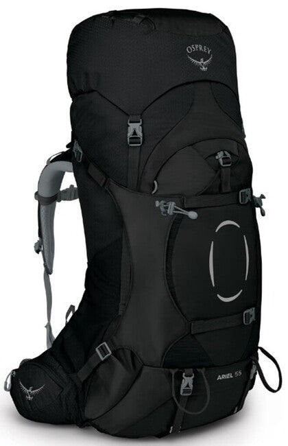 OSPREY ARIEL 55 II turistički ruksak, crni