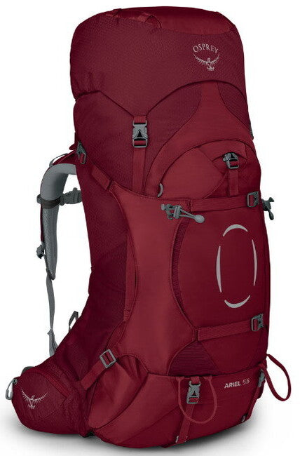 OSPREY ARIEL 55 II turistički ruksak, claret red