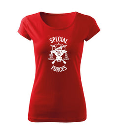 DRAGOWA ženska majica special forces 150 g/m², crvena