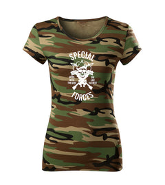 DRAGOWA ženska majica special forces 150 g/m², maskirna