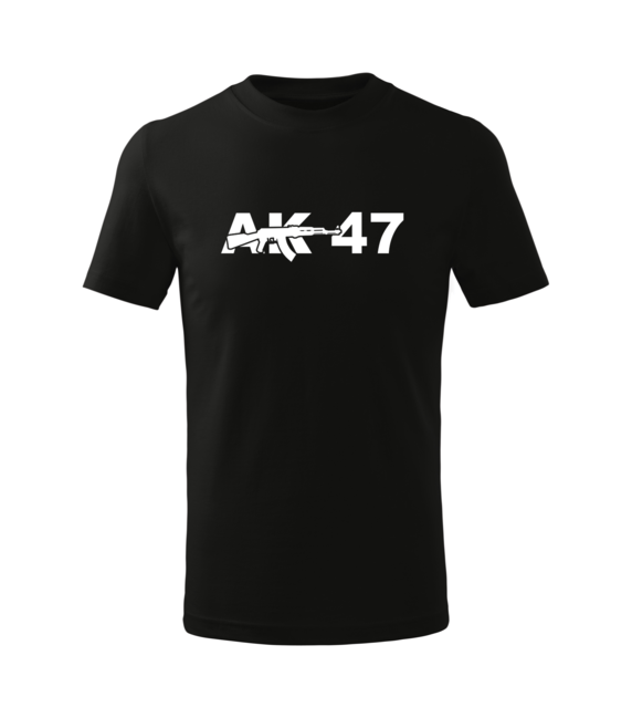 DRAGOWA AK-47 dječja kratka majica, crna