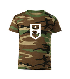 DRAGOWA Army girl dječja kratka majica, kamuflažna