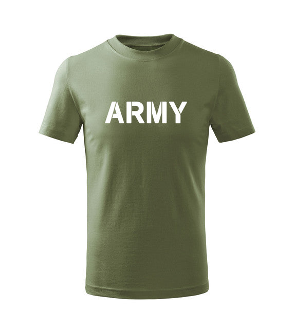 DRAGOWA Army dječja kratka majica, maslinasto zelena