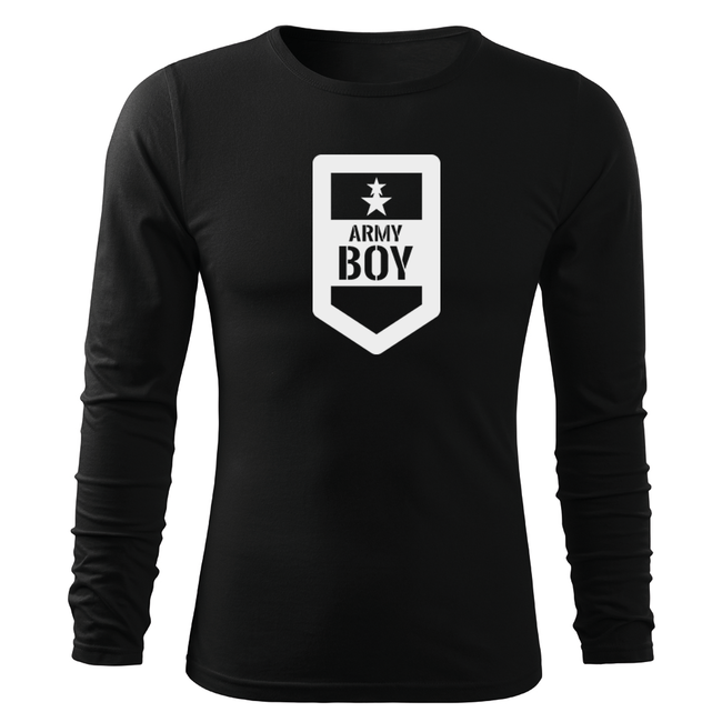 DRAGOWA Fit-T majica s dugim rukavom, army boy