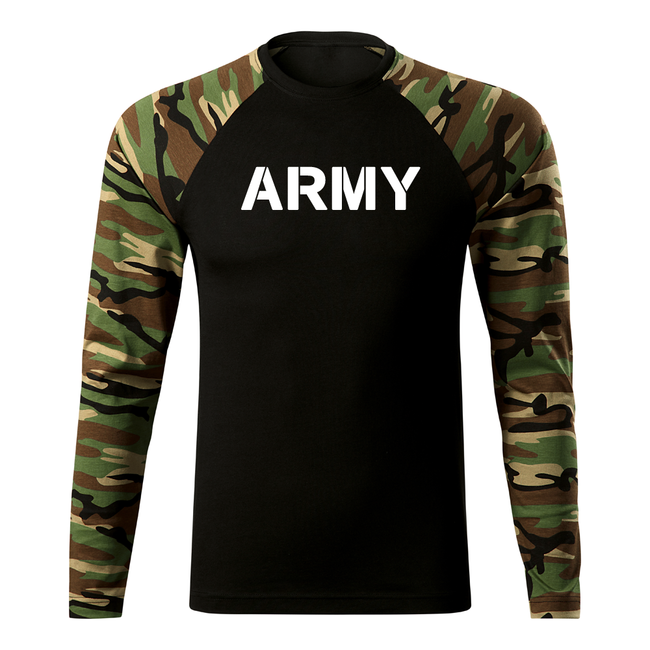 DRAGOWA Fit-T majica s dugim rukavom, army