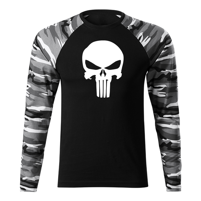 DRAGOWA Fit-T majica s dugim rukavom punisher 160 g/m², Metro