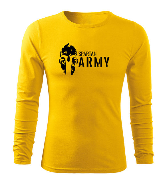 DRAGOWA Fit-T spartan army majica s dugim rukavom 160 g/m², žuta