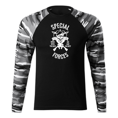 DRAGOWA Fit-T majica s dugim rukavom special force 160 g/m², Metro