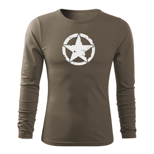DRAGOWA Fit-T majica s dugim rukavom, star