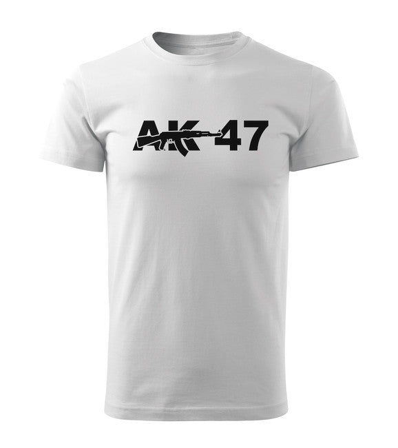 DRAGOWA AK-47 kratka majica 160 g/m², bijela