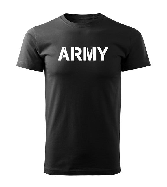 DRAGOWA Army kratka majica 160 g/m², crna