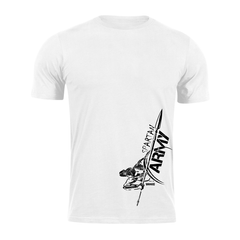 DRAGOWA Spartan Army Myles kratka majica 160 g/m², bijela