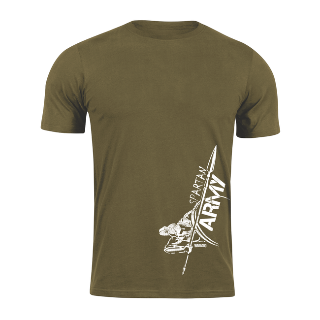 DRAGOWA Spartan Army Myles kratka majica 160 g/m², maslinasto zelena