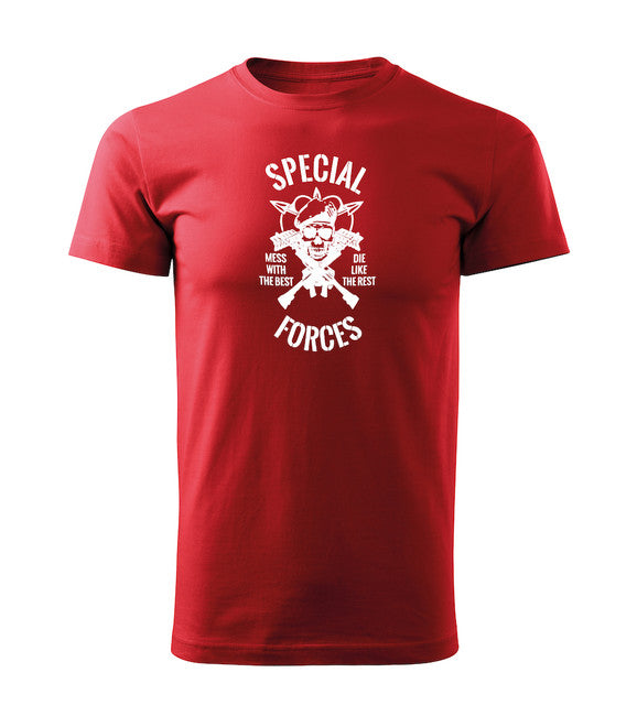 DRAGOWA special forces kratka majica, crvena 160g/m2