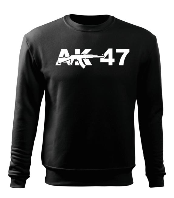 DRAGOWA AK-47 muški pulover 300 g/m², crni