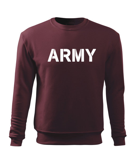 DRAGOWA army muški pulover 300 g/m², bordo